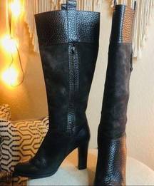 Banana Republic Brown Leather Suede Knee-high boots. Color: Dark Brown Size:7