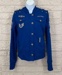 e Military Style Bomber Jacket