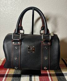 Authentic  black Leather Hand Bag