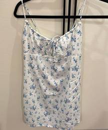 Princess Polly NWT  jayde floral mini dress blue us 4