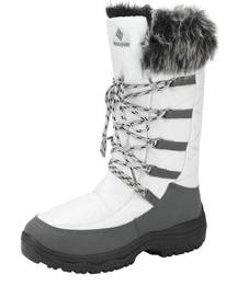 Dream Paris (Size 12) Dream Pairs Women Waterproof Winter Snow Boots Faux Fur Grey/Taupe
