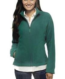 Merona Bright Green Full Zip Fleece Jacket