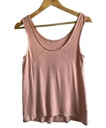 Cosabella Women's Ribbed Tank Top Dusty Rose Small