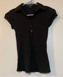 EXPRESS Pima Cotton Polo Top Size XS