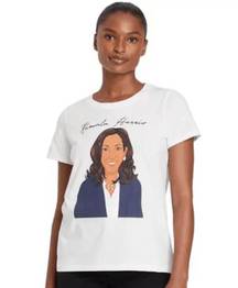 Mad Engine NWT Kamala Harris Vice President Tee T-Shirt Top Democrat Rebel Girls Women New