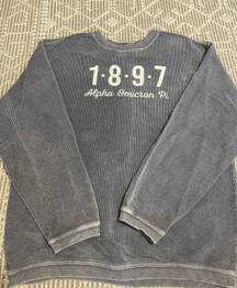 Alpha Omicron Pi Corded Pullover