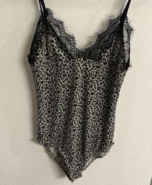 NWT POL Animal Print Bodysuit