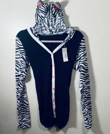 Zebra Romper (M)