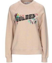 Golden Goose Floral Graphic Sweatshirt in Tan / Beige