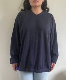 Navy VNeck Sweater