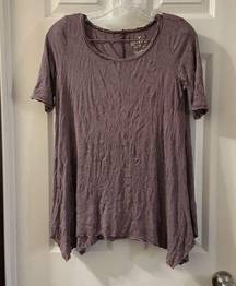 American Eagle AEO Striped Soft & Sexy Scoop Neck Tee S