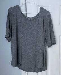 simple gray top