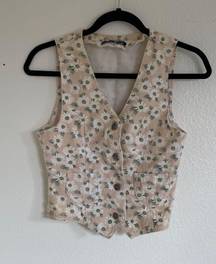 Vintage Floral Vest 