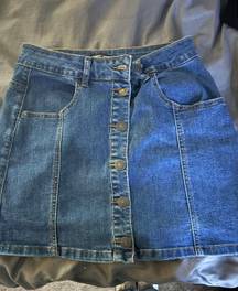 Jean Skirt 