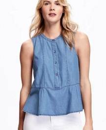 Sleeveless Old Navy Peplum Top