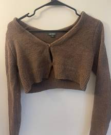 Target Cardigan Cropped Sweater