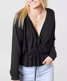 Billabong Always Dancing Surplice Peplum Top