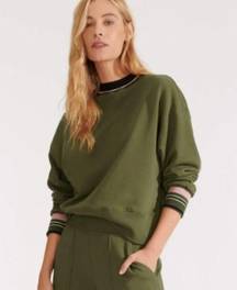 Veronica Beard x Sold Out NYC Women Evie Sweatshirt Sz XL Green Limited Edition