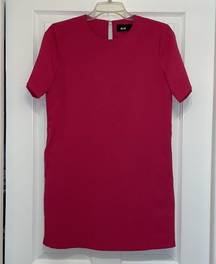 Blaque Label Raspberry colored Shift dress with pockets