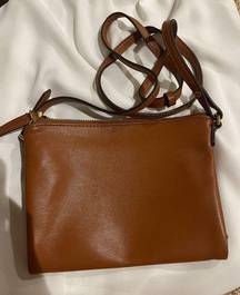 Brown Leather Crossbody