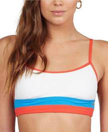 Roxy NWT  Hello July Bralette Bikini Top- XL