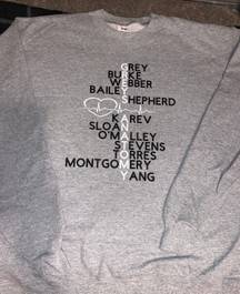 Grey’s Anatomy Cast Sweatshirt 