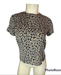 Rena Rowan  Flower Crop Top Size 10