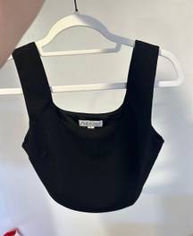 Black Crop Top