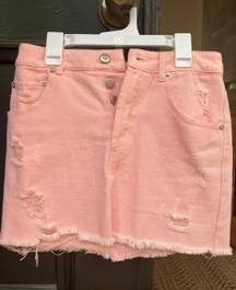 Pink Skirt With Holes!
