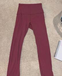 Lululemon Mauve cropped align leggings