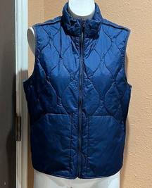 Sperry blue womens vest large