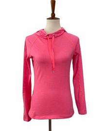 Lorna Jane Hoodie Sweater Long Sleeve Pink Small