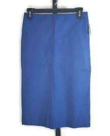 Poof Blue Work Pencil Skirt Large Junior