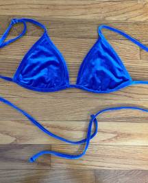 Kendall & Kylie blue bikini top 