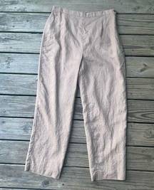 JG Hook Wide Leg 100% Linen Trousers