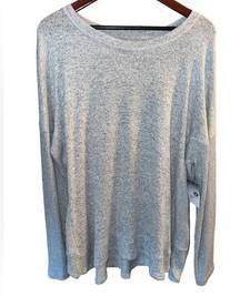 Xersion NWT long sleeved grey sweater size XXL