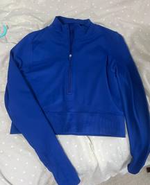 Bright Blue  Quarter zip