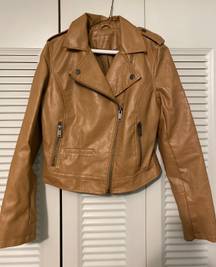 Faux Leather Jacket