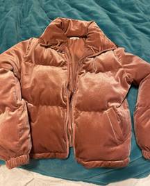 Pink Puffer Coat