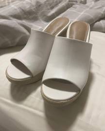 Francesca’s White Wedges