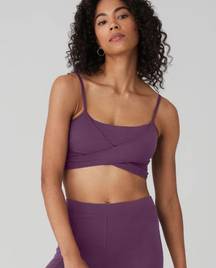 ALO Yoga Enso Bra Plum