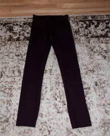 Lululemon dark maroon  leggings