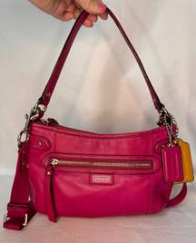 Coach Daisy Luxury Leather Designer Hot Pink Purse/Crossbody VGUC/GUC | Spring