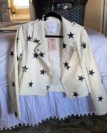 Le lis Faux Leather Star Jacket