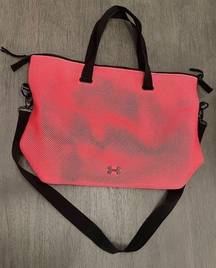 NWOT - Under Armour On The Run Zip Top Mesh Tote Pink Bag