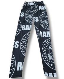 Ramones Pants Size Small W21"xL29.5" Ramones 1-2-3-4 Leggings Punk Rock 