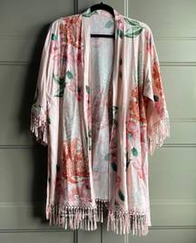 Boho Floral Robe