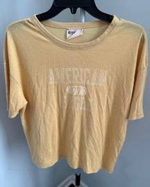 American Eagle Outfitters Yellow T-shirt