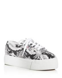 Superga Snake Platform Sneakers