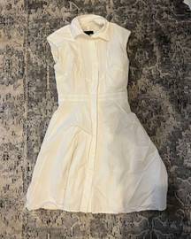 J.Crew White Button Down Dress